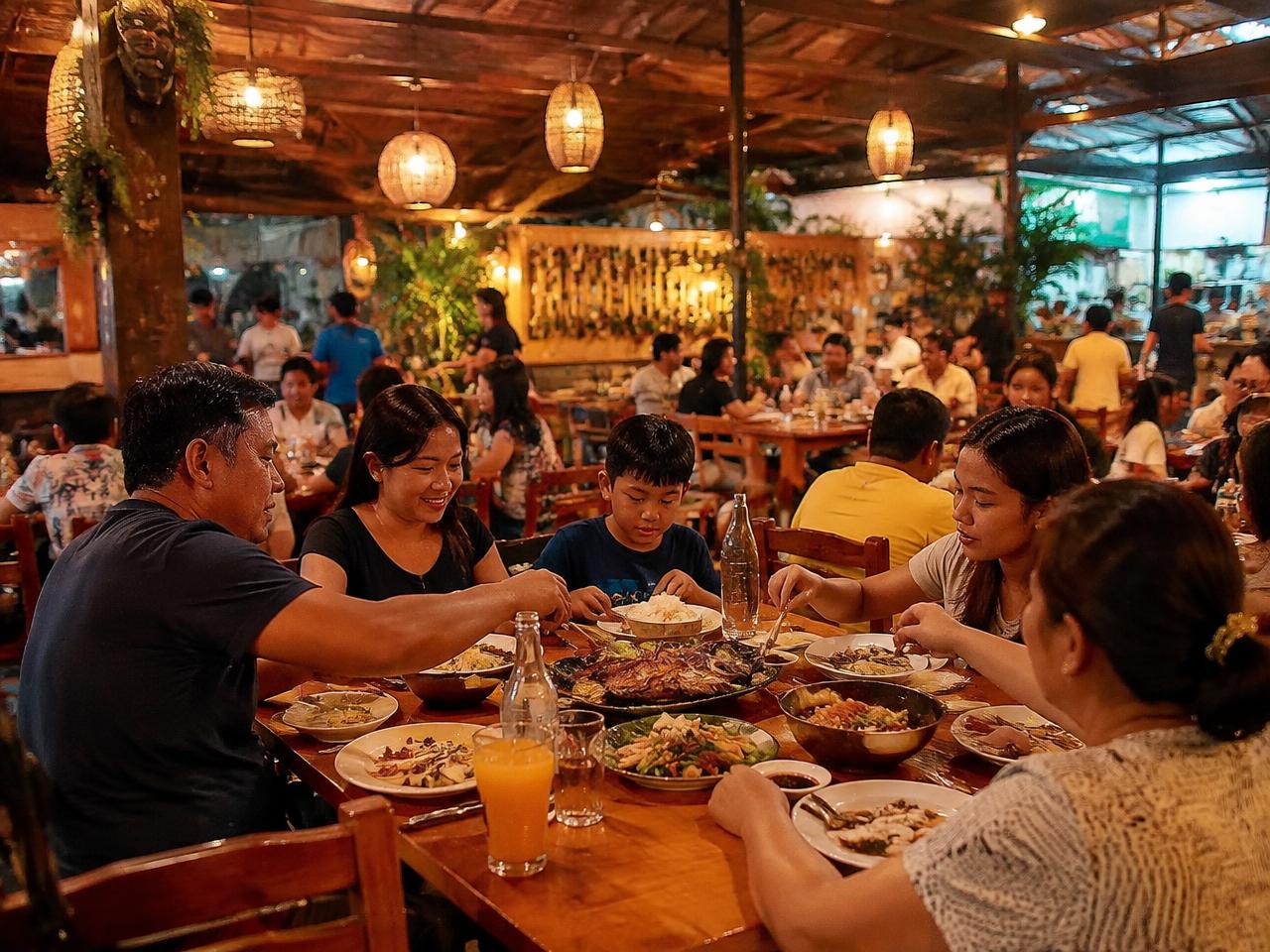 Bob Marlin — Lantern-lit dinners with the whole family