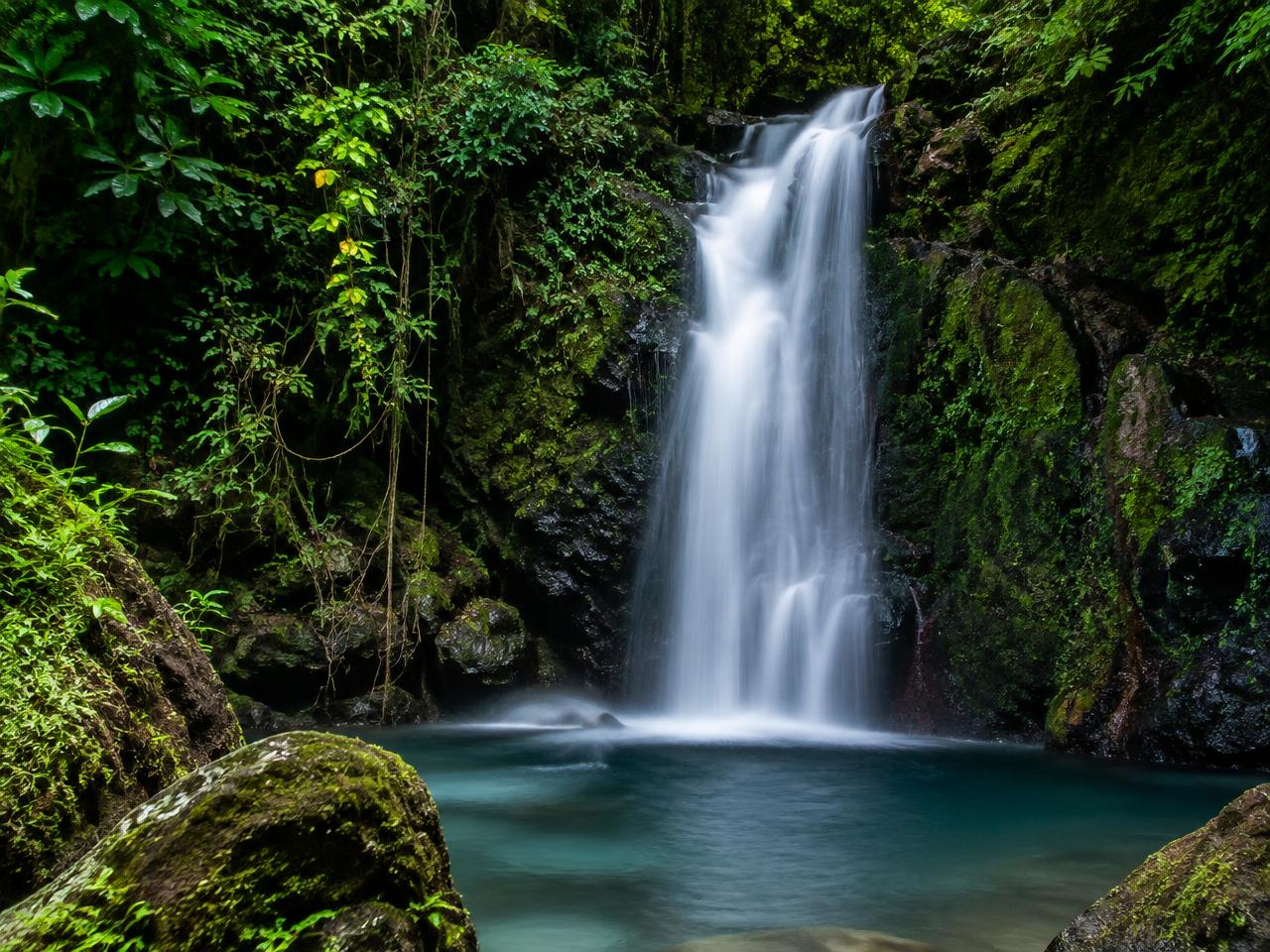 Mt. Isarog Natural Park — A hidden waterfall, deep in the park