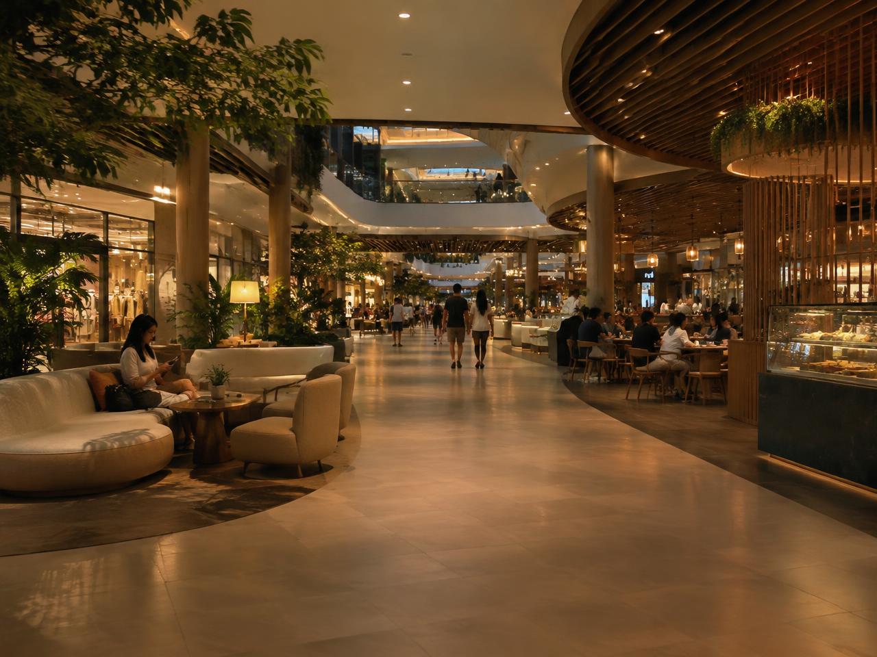 Robinsons Place Naga — Warm corridors and café nooks