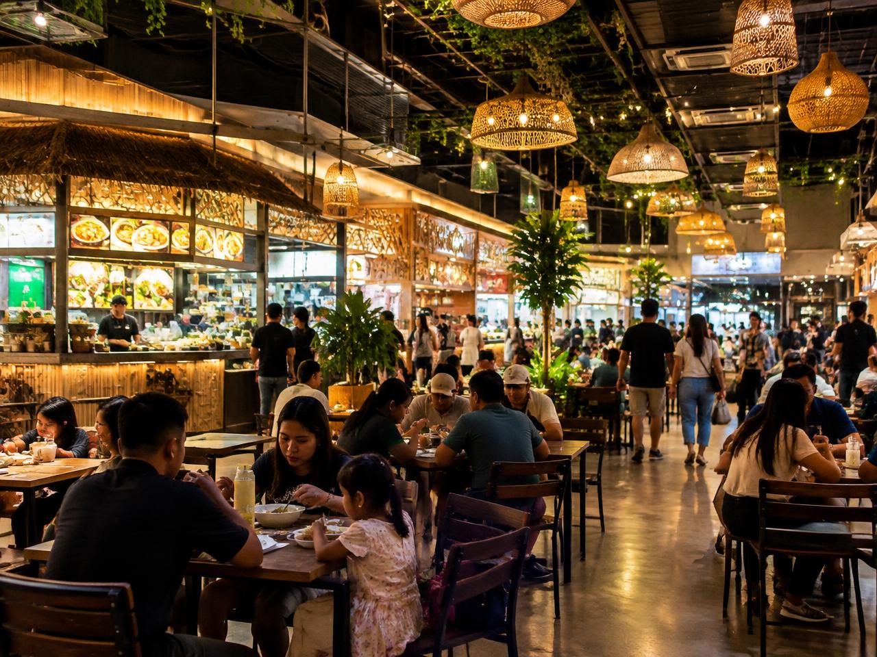 Robinsons Place Naga — Dinner at the food hall