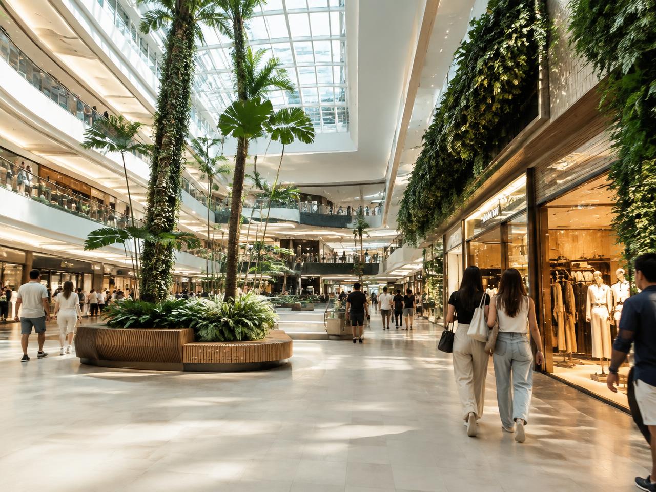SM City Naga — The sunlit atrium